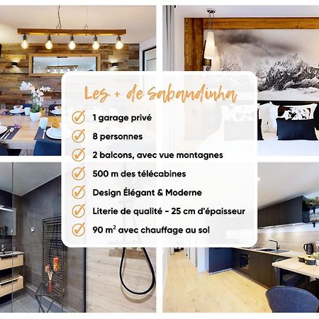 Elegant Et Moderne Avec Vue Montagne Au Coeur De Paradiski - Garage - 8Pers - 90M2 - Sabaudinha Ла План Екстериор снимка